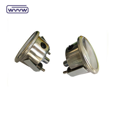 ποιότητας  Axial 2.5" U-Clamp Pressure Gauge Manometer / Back Connection Pressure Gauge εργοστάσιο