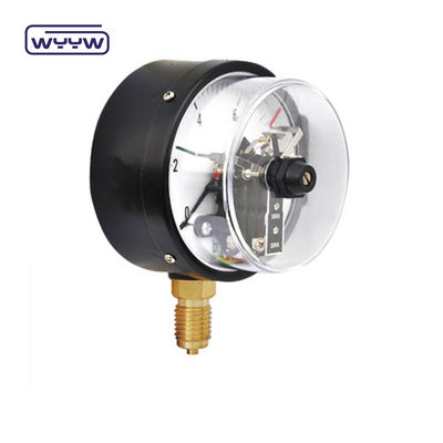ποιότητας  63mm Electric Contact Pressure Gauge Bottom Connection No Oil Filled εργοστάσιο