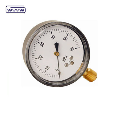 ποιότητας  60-100mm CmH2O Capsule Pressure Gauge Manometer 1.6% Accuracy εργοστάσιο