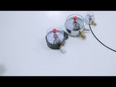 Όχι+Όχι Μαύρο χάλυβα 1.6MPa 100mm 380V Ηλεκτρικό μετρητή επαφής μανόμετρος AC μετρητή πίεσης