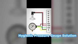 6" 150mm 0-1,6MPa 1,6 τάξη ακρίβειας Τηλεμετρητής πίεσης