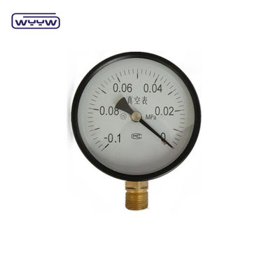Βόρειος όγκος κενό μετρητής πίεσης 100mm με μαύρο ατσάλινη θήκη