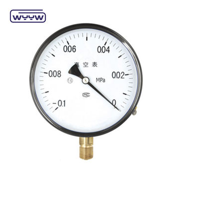 Βόρειος όγκος κενό μετρητής πίεσης 100mm με μαύρο ατσάλινη θήκη