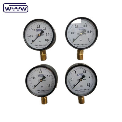 4 ίντσες γενικό CL1.6 νεροαερομανόμετρο 1/2 &quot;bsp 10bar 16bar σωλήνα Bourdon 100mm μετρητή πίεσης