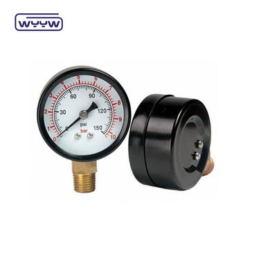 60 mm σωλήνας μπορντόν 0-10 bar Κίνα μανόμετρο 1/4 Προμηθευτές
