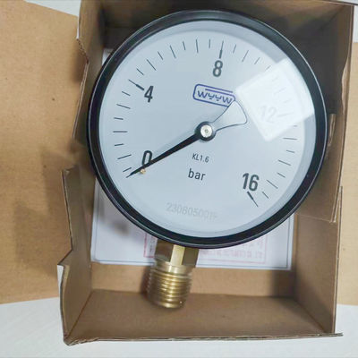 κατασκευαστής χονδρέμπορος 100mm 1/2 &quot;bsp κάτω 0-16bar kl1.6 φθηνό μετρητή πίεσης