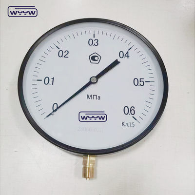 Διάμετρο πίνακα 250mm κάτω M20X1.5 μαύρο χάλυβα γενικό μετρητή πίεσης αέρα εταιρεία