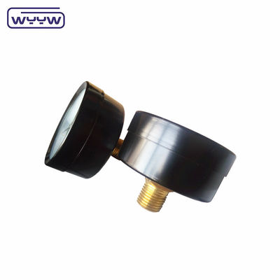 κοινό Y-40Z0-10BAR PSI 40mm 1,5 &quot;άξιο μαύρο χάλυβα φορητό μετρητή πίεσης
