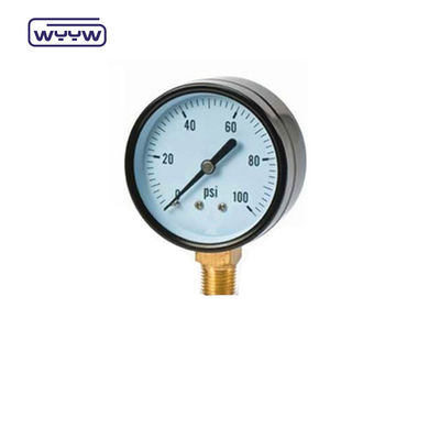 Υψηλής ποιότητας 50mm, στεγνό μετρητή πίεσης υψηλής μαύρης χάλυβα περίπτωση υδραυλική μετρητή πίεσης μετρητή πίεσης αέρα