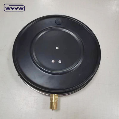 250MM βαρέος σωλήνας Bourdon υψηλής ακρίβειας μετρητής πίεσης κίνηση 16Kgf/cm2