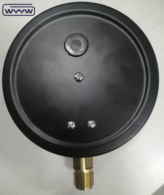 250MM βαρέος σωλήνας Bourdon υψηλής ακρίβειας μετρητής πίεσης κίνηση 16Kgf/cm2