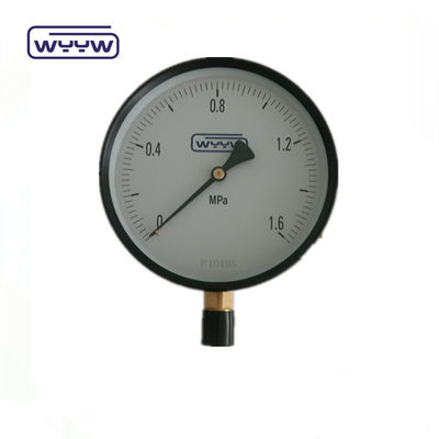 Υψηλής ποιότητας 150mm, στεγνό μετρητή πίεσης High Black Steel Case Υδραυλικό μετρητή πίεσης