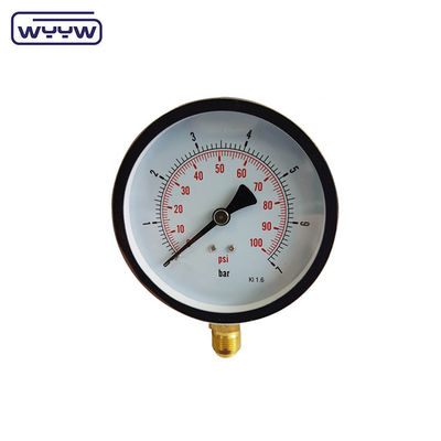 Υψηλής ποιότητας 150mm, στεγνό μετρητή πίεσης High Black Steel Case Υδραυλικό μετρητή πίεσης