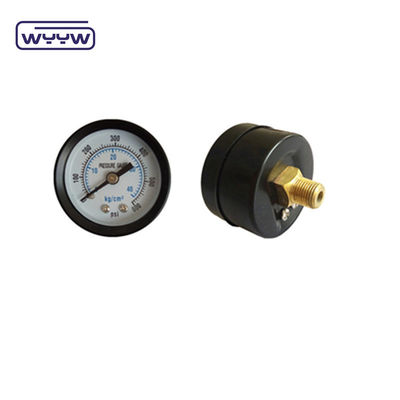 60mm 2.5 &quot;Αέρος δοκιμή πίσω σύνδεση χάλυβα περίπτωση μετρητή πίεσης