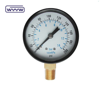 WYYW σιδερένια θήκη 100 mm MS μανόμετρος συνδέσμου κάτω 16bar