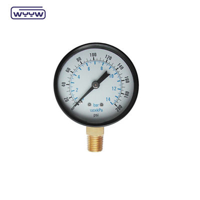 WYYW σιδερένια θήκη 100 mm MS μανόμετρος συνδέσμου κάτω 16bar