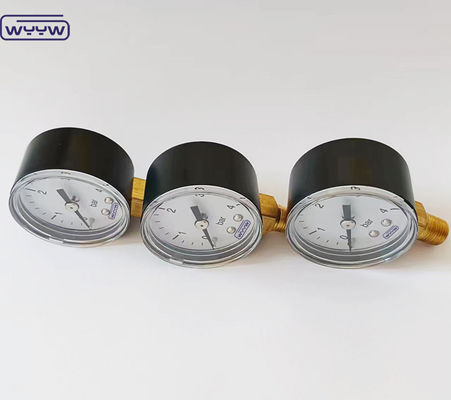 60 mm γενικός φυσικός μετρητής πίεσης CO2 αέρα