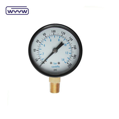 60 mm γενικός φυσικός μετρητής πίεσης CO2 αέρα