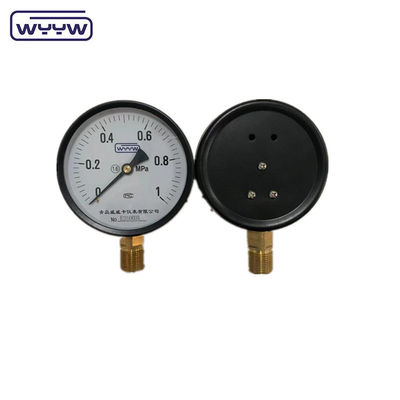 Τιμή WYYW εργοστάσιο 1MPa 1,6MPa 100mm μετρητή πίεσης M20X1.5 G1/2
