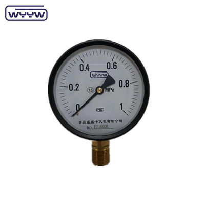 Τιμή WYYW εργοστάσιο 1MPa 1,6MPa 100mm μετρητή πίεσης M20X1.5 G1/2&quot; ανόμετρος νερού