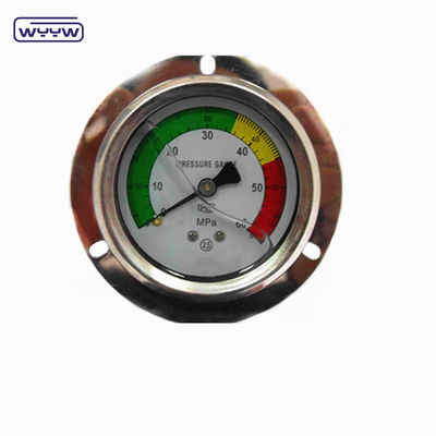 Πίνακα τοποθέτησης 4&quot; 1/2&quot; NPT ή BSP Bar Psi διπλή κλίμακα υγρού λάδι γεμίζει PG100 σειρά ατσάλινο μετρητή πίεσης