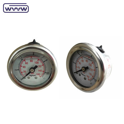 40 χιλιοστών σενίτερ πίσω OEM 1/4 &quot;bsp npt 1,5 ιντσών πρόσωπο γεμάτο γλυκερίνη μετρητή πίεσης