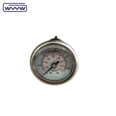 40 χιλιοστών σενίτερ πίσω OEM 1/4 &quot;bsp npt 1,5 ιντσών πρόσωπο γεμάτο γλυκερίνη μετρητή πίεσης