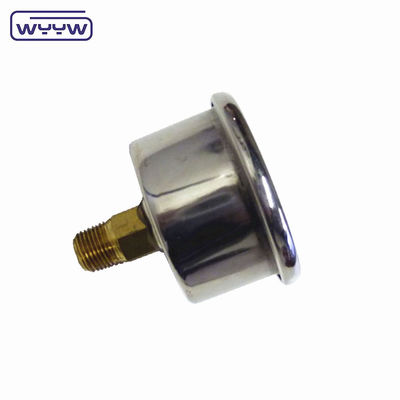 40 χιλιοστών σενίτερ πίσω OEM 1/4 &quot;bsp npt 1,5 ιντσών πρόσωπο γεμάτο γλυκερίνη μετρητή πίεσης