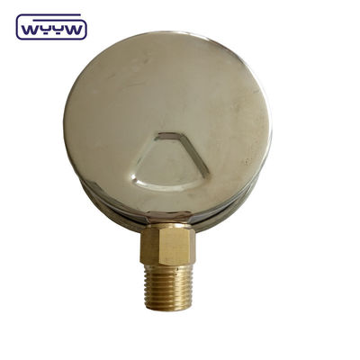 Υδραυλικά υγρά γεμάτα γλυκερίνη 100mm κάτω 3/8&quot; BSP 1/2&quot;G μετρητές πίεσης EN837-1