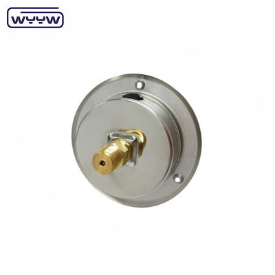 Ατσάλι από ανοξείδωτο χάλυβα 63MM 10 Bar 16 Bar Industrial Flange Panel Σιλικόνη ή γλυκερίνη γεμάτο μελάνη πίεσης