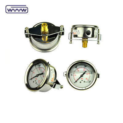 Δοκιμαστικό μετρητή πίεσης με άξονα 2,5" U-Clamp / Δοκιμαστικό μετρητή πίεσης πίσω σύνδεσης