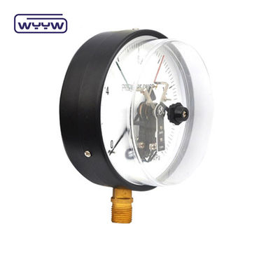 6&quot; 150mm μαύρο χάλυβα Ηλεκτρικό μετρητή πίεσης επαφής κάτω τοποθέτηση