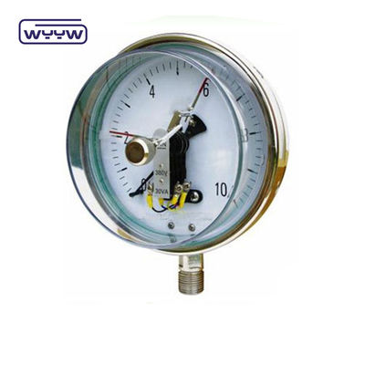 100mm Σιλικόνη γεμάτο ηλεκτρικό πετρέλαιο μέτρηση πίεσης πίσω τοποθέτηση