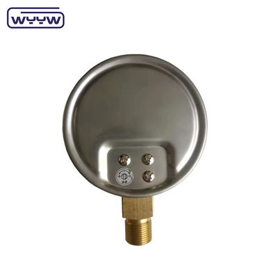 Κίνα εργοστάσιο κάψουλα μετρητή πίεσης 100mm mbar ss περίπτωση μπρούντζο σύνδεση 1/2 &quot;bsp cmh2o χαμηλής πίεσης μετρητή