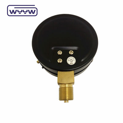 Μαύρο ατσάλι Lpg κάψουλα μετρητή πίεσης 0-5psi 2.5 &quot; 63mm κάτω σύνδεση