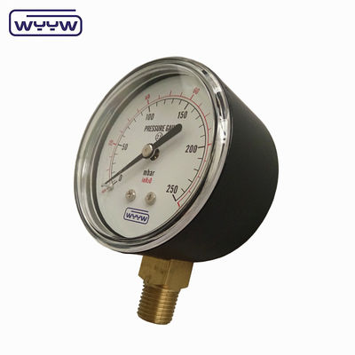 150mbar Low Bellows Τύπος Manometer Manometer 63mm Βόλος τοποθέτηση