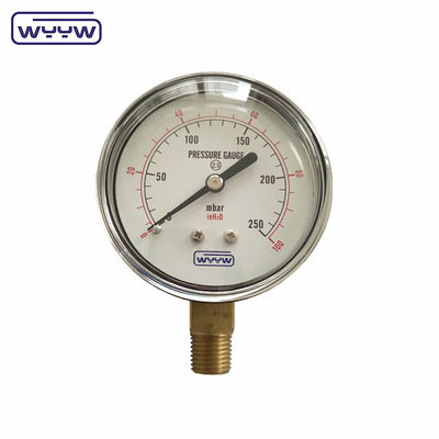63mm kpa 90mbar μετρητής χαμηλής πίεσης