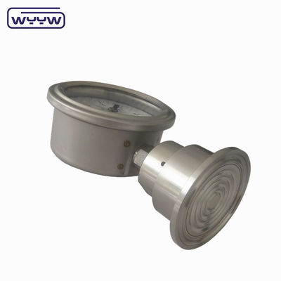 304 Μανόμετρος 1.5in. (50.5mm OD) Τρι-σφραγίδα μετρητής πίεσης μεμβράνης SS316 διάφραγμα από ανοξείδωτο χάλυβα