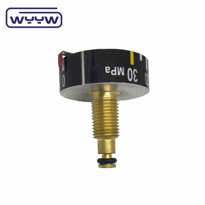 30mm 1/8&quot; Bsp Μίνι μετρητής πίεσης 4500 Psi Χρωματισμένο χάλκινο υλικό