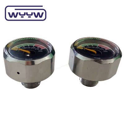 22mm μίνι μανόμετρος 1/8bspp μέτρο ροής αερίου pcp inline βυθιστικό μετρητή μπάρα υποβρύχιο μετρητή πίεσης