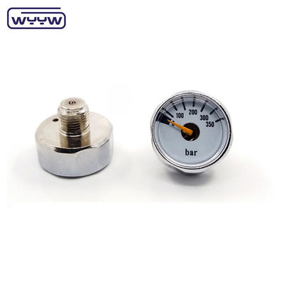 OEM Κίνα τιμή 28mm διάμετρος 1/8 &quot;BSPP μανόμετρο σωλήνα μπουρντόν PCP paintball χάλκινο μετρητή πίεσης 315 bar