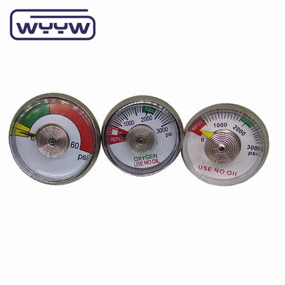 OEM Μίνι μετρητής πίεσης 38mm μετρητής πίεσης σιδηροειδούς πυροσβεστήρα