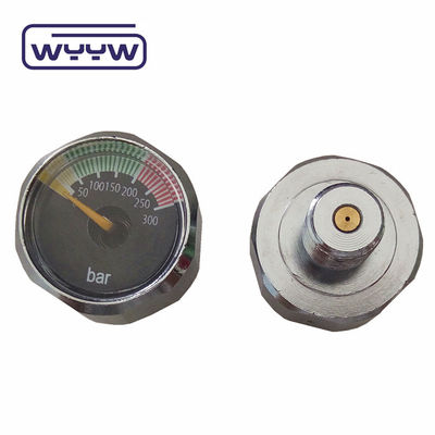 OEM Μίνι μετρητής πίεσης αέρα 300 Bar 250bar 1 ίντσες 25mm 23mm Manometer Pcp