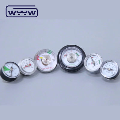 Πίσω τοποθέτηση 23mm Manometer Manometer για εξαρτήματα πυροσβεστήρα