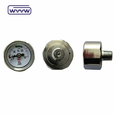 Προσαρμοσμένο Mini Pressure Gauge Mounting Τύπος Επιστροφή Mounting