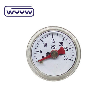 1 ίντσες 25mm Bar Psi Μικρό μετρητή πίεσης 1/8 Npt 1 έτος εγγύηση