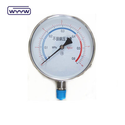 Εταιρεία WYYW 100mm από ανοξείδωτο χάλυβα τιμή μετρητή πίεσης