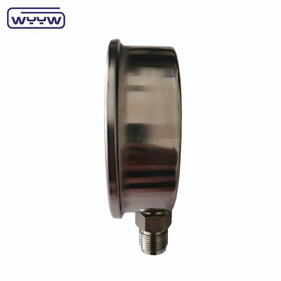 SS304 0-100Bar PSI 63mm 100mm Γλυκερίνη Μανόμετρος Δυνατόμετρος Γλυκερίνη Γεμισμένη