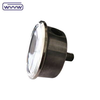 63mm ατσάλινο υγρό γεμάτο μετρητή πίεσης Shockproof 1/4 &quot;Bsp πίσω σύνδεση