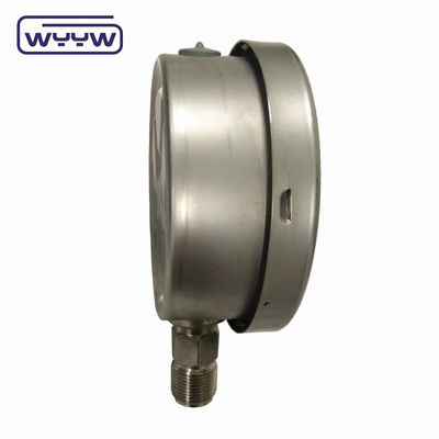 100mm 4 ίντσες kgf/cm2 διπλή κλίμακα ψυγίου από ανοξείδωτο χάλυβα κατασκευαστής μανόμετρου πίεσης πετρελαίου στην Κίνα